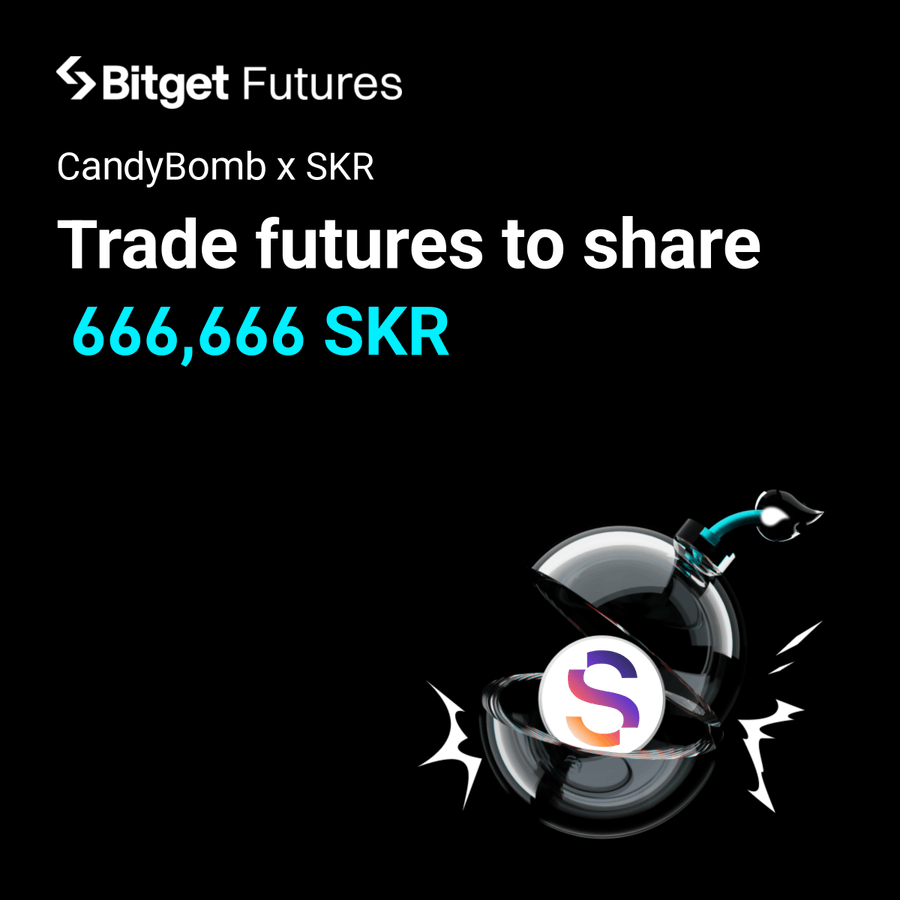 Bitget CandyBomb: Cơ Hội Vàng Nhận 666.666 SKR Solana Seeker!