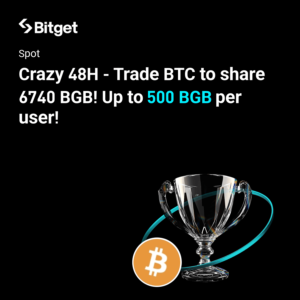 Bitget: 48 Giờ Điên Rồ Bitcoin – Săn Ngay 6740 BGB Miễn Phí!