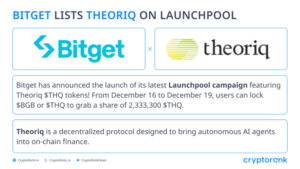 Bitget Launchpool Theoriq THQ: Nhận Chia Sẻ 3 Triệu Token