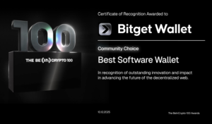 Bitget Thắng Lớn Tại Be[in]Crypto Awards Với Cú Hat-trick Lịch Sử