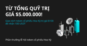 Cơ hội lớn: $5.000.000 Lễ hội token cổ phiếu Hoa Kỳ Bitget