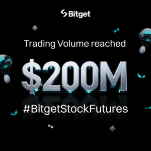 Bitget Stock Futures Đạt 200 Triệu USD: Nhận Airdrop Tokenized Stocks $2,000