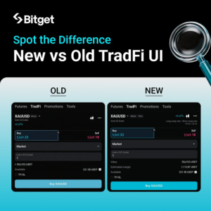 Bitget Cải Tổ Giao Diện Đặt Lệnh TradFi: 3 Điểm Dữ Liệu Mới
