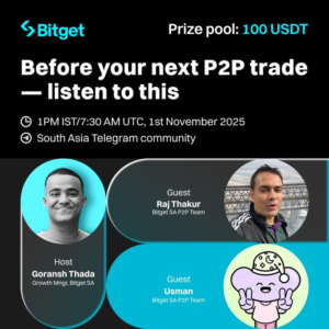 Bitget Voice AMA: 5 Bước Giao Dịch P2P An Toàn & Tối Ưu Lợi Nhuận