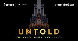 Bitget thắp sáng UNTOLD Dubai với Tháp LED tương tác 10m