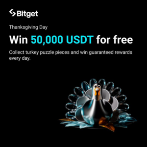 Tin Nóng: Sự Kiện Bitget Lễ Tạ Ơn Chia Sẻ $50,000 USDT!
