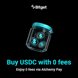 Mua USDC Phí 0 Đồng Qua Alchemy Pay Trên Bitget Mới Nhất
