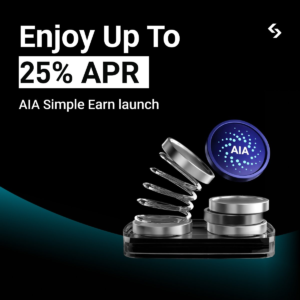 AIA Simple Earn Bitget: Cơ Hội Nhận APR 25% Trong Tháng 4