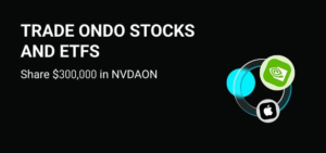 Giao dịch cổ phiếu Ondo Bitget: Nhận thưởng 300,000 USD NVDAON