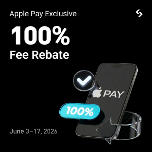 Mua crypto qua Apple Pay miễn phí 100% trên Bitget