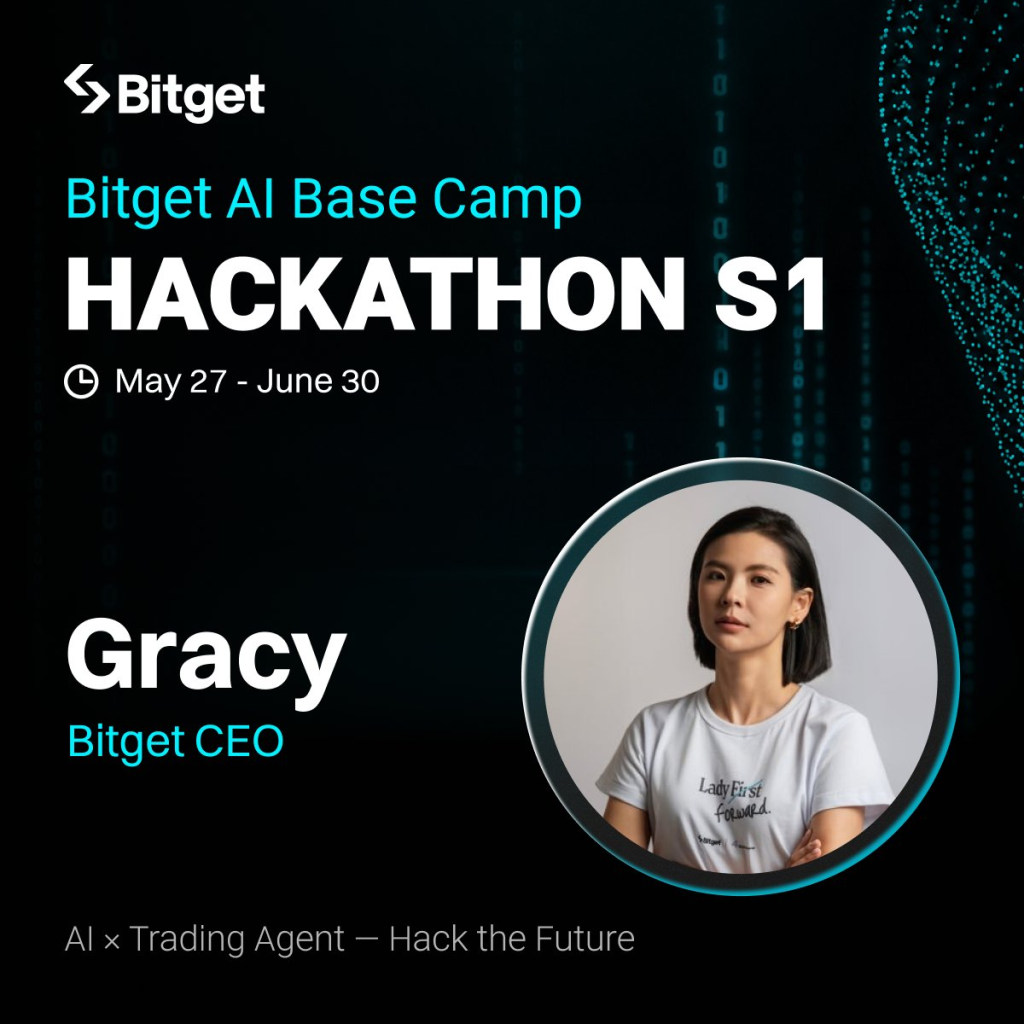 Bitget AI Hackathon S1: Lộ Diện Giám Khảo Đầu Tiên Gracy Chen
