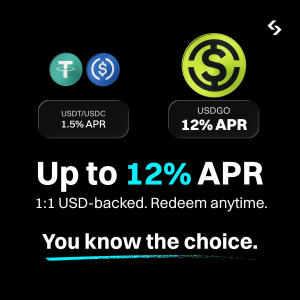 Tối ưu vốn với USDGO: Nhận Lãi Suất 12% APR Tại Bitget