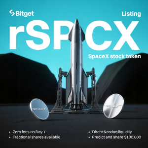 Token cổ phiếu SpaceX rSPCX: Đột phá tài chính từ Bitget